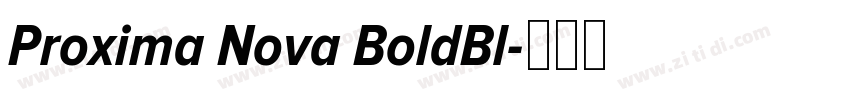 Proxima Nova BoldBl字体转换